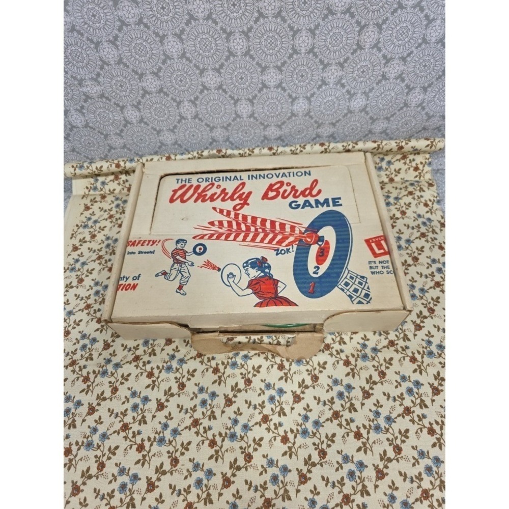 Vintage Whirly Bird Game The Original‎ Innovation Toss Dart Game 100% Safety